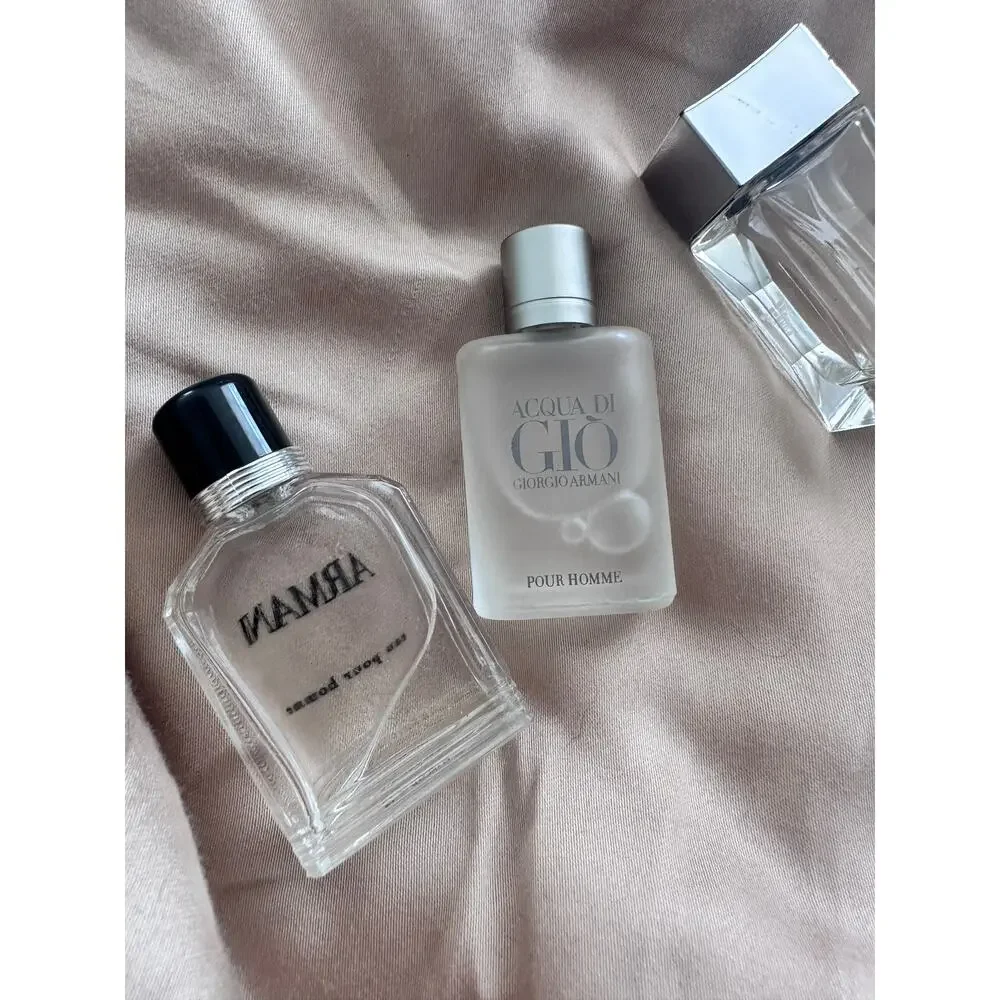 Armani Travel Size Mini Cologne Bottles Set of 3